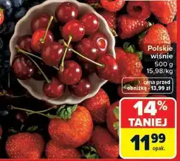 Carrefour Polskie wiśnie oferta