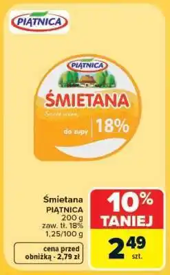 Carrefour Śmietana oferta