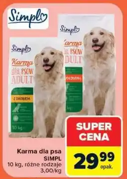 Carrefour Karma dla psa oferta