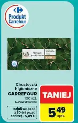 Carrefour Chusteczki higieniczne Carrefour oferta