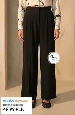 Sinsay Spodnie wide leg oferta
