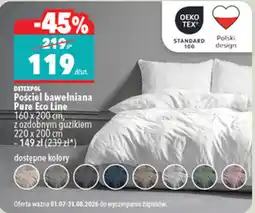 Biedronka Pościel bawełniana Pure Eco Line oferta