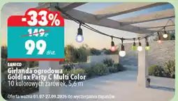 Biedronka SANICO Girlanda ogrodowa Goldlux Party C Multi Color oferta