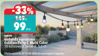 SANICO Girlanda ogrodowa Goldlux Party C Multi Color
