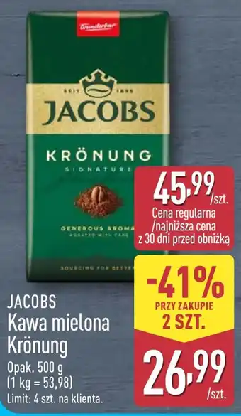 ALDI Kawa mielona Krönung oferta