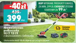Biedronka Einhell Akumulatorowa podkaszarka GE-CT 18/28 oferta