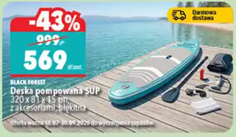 BLACK FOREST Deska pompowana SUP