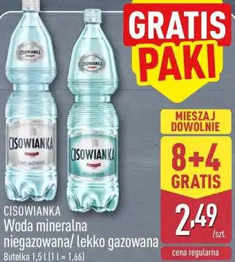 ALDI Cisowianka Woda mineralna niegazowana/lekko gazowana oferta
