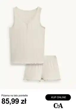C&A Piżama na lato pointelle oferta