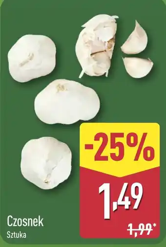 ALDI Czosnek oferta