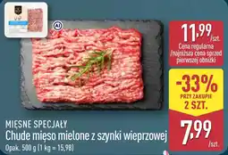 ALDI Chude mięso mielone z szynki wieprzowej oferta
