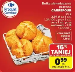 Carrefour Market Bułka ziemniaczana pszenna CARREFOUR oferta
