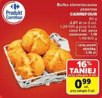 Carrefour Market Bułka ziemniaczana pszenna CARREFOUR oferta