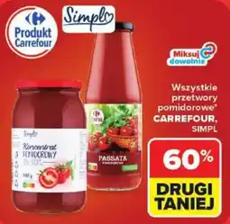 Carrefour Market Wszystkie prztwory pomidorowe carrefour simpl oferta