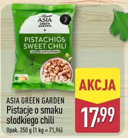 ALDI ASIA GREEN GARDEN Pistacje o smaku słodkiego chili oferta