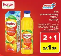Carrefour Market Sok pomarańczowy 100% Hortex oferta
