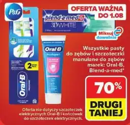 Carrefour Market Wszystkie pasty do zębów i szczoteczki manulane do zębów marek oral-b, blend-a-med oferta
