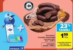 Carrefour Market Kaszanka z Naszej Wędzarni oferta