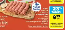 Carrefour Market Mięso mielone z indyka carrefour oferta