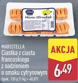 ALDI Maristella Ciastka z ciasta francuskiego z nadzieniem o smaku cytrynowym oferta