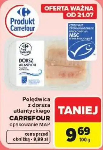 Carrefour Market Polędwica z dorsza atlantyckiego oferta