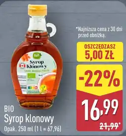 ALDI Syrop klonowy oferta