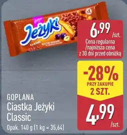 ALDI Ciastka Jeżyki Classic oferta