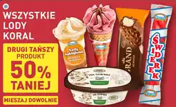 ALDI Wszystkie lody koral oferta