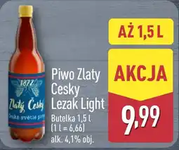 ALDI Piwo Zlaty Cesky Lezak Light oferta