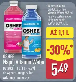 ALDI OSHEE Napój Vitamin Water oferta