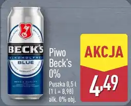 ALDI Piwo Beck's 0% oferta