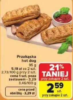 Carrefour Market Przekąska hot dog oferta