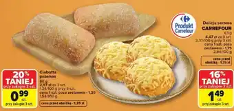 Carrefour Market Ciabatta pszenna oferta