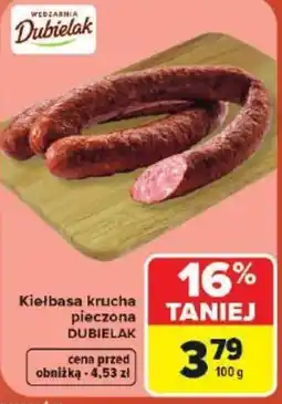 Carrefour Market Kiełbasa krucha pieczona DUBIELAK oferta