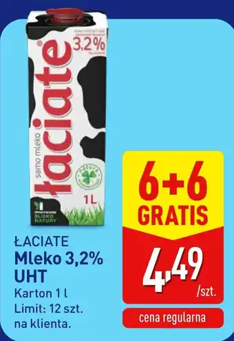 ALDI Mleko Łaciate UHT oferta