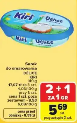 Carrefour Market Serek do smarowania délice kiri oferta