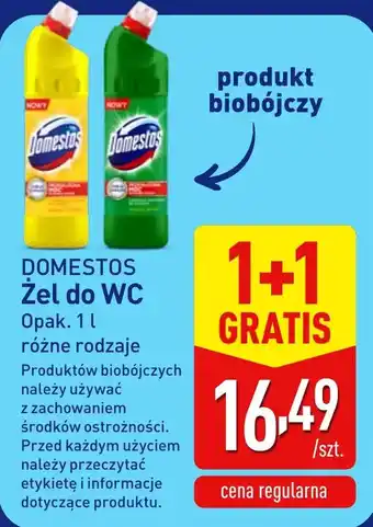 ALDI Domestos Żel do WC oferta