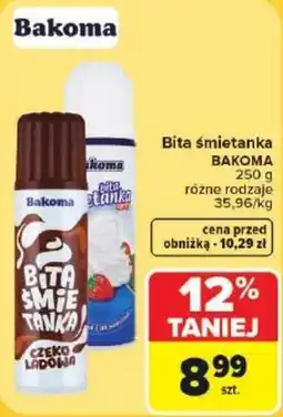 Carrefour Market Bita śmietanka BAKOMA oferta