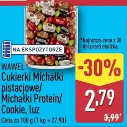 ALDI Wawel Cukierki Michałki pistacjowe/Michałki Protein/Cookie, luz oferta
