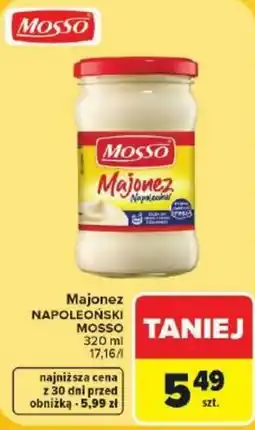 Carrefour Market Majonez Napoleonowski Mosso oferta