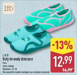 ALDI L & D Buty do wody dziecięce oferta