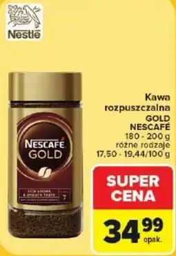 Carrefour Market Kawa rozpuszczalna GOLD NESCAFE oferta