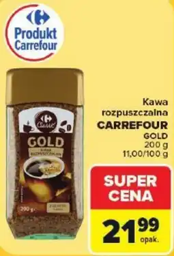 Carrefour Market Kawa rozpuszczalna CARREFOUR GOLD oferta