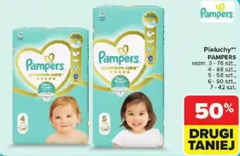 Carrefour Market Pieluchy Pampers premium care oferta