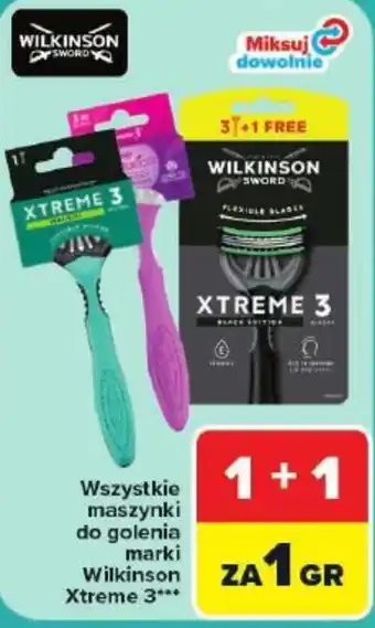 Carrefour Market Maszynki do golenia Wilkinson Xtreme 3 oferta