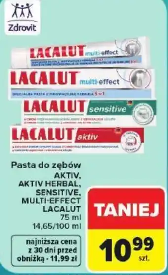 Carrefour Market Pasta do zębów LACALUT oferta
