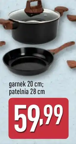 ALDI garnek 20 cm; patelnia 28 cm oferta
