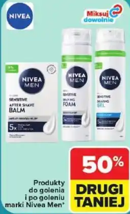 Carrefour Market Produkty do golenia i po goleniu marki Nivea Men oferta
