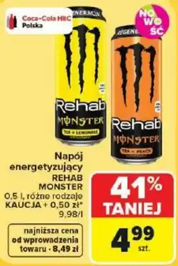 Carrefour Market Napój energetyzujący REHAB MONSTER oferta