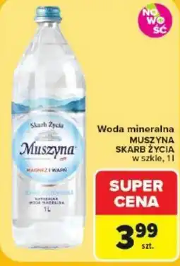 Carrefour Market Woda mineralna muszyna skarb życia oferta